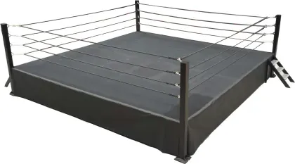 Black Boxing Ring Canvas