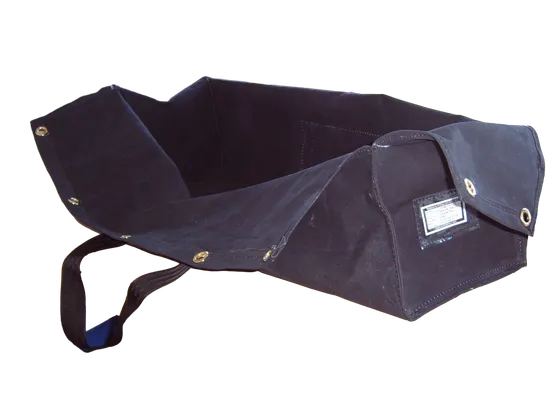 Black Bag made from 15oz Proofed Canvas