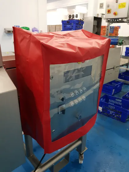 Royal Blue Boxing Ring Canvas Floor Cover with Blue and White Rope Covers and Coloured Corner Pads